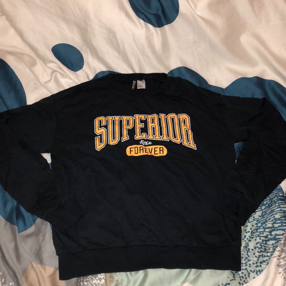 H&M Superior Since Forever sweatshirt in size S